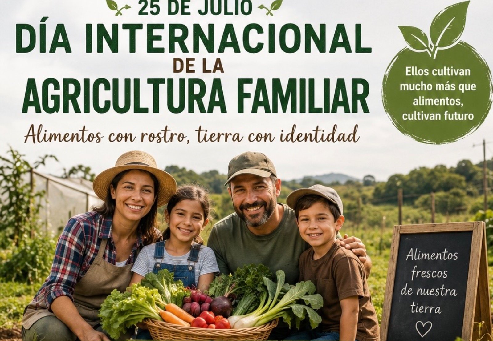 Día Internacional de la Agricultura Familiar se celebra cada 25 de julio