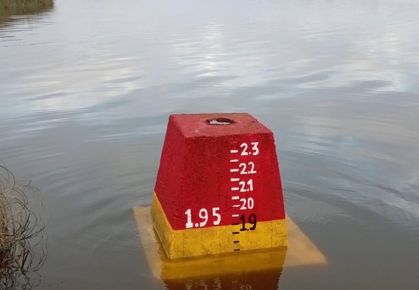Laguna Garzón - nivel de agua