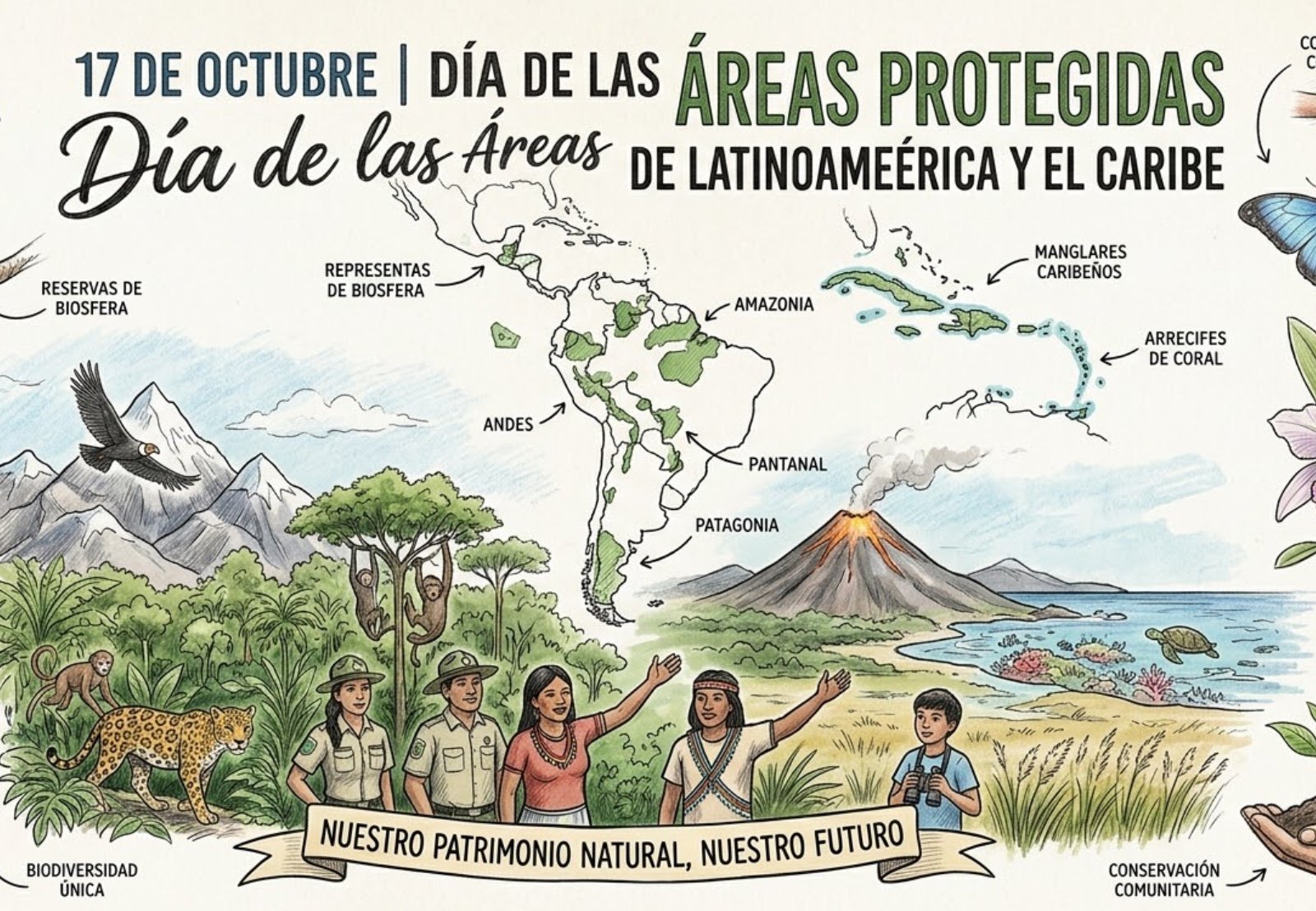 17 de octubre | Día de las Áreas Protegidas de Latinoamérica y el Caribe